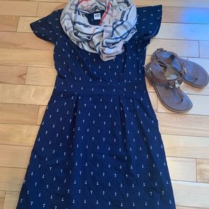 Vero Moda - Navy Blue nautical summer dress.